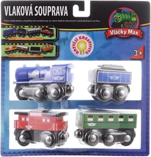 Vláčki Max potniški komplet