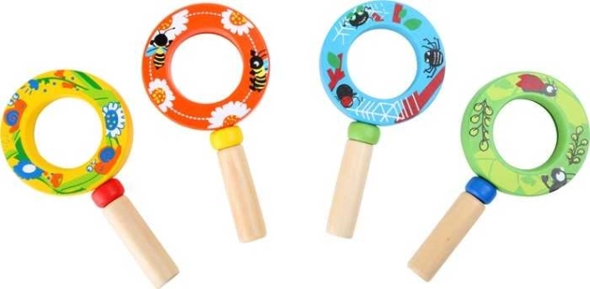 Wooden magnifying glass for children small foot