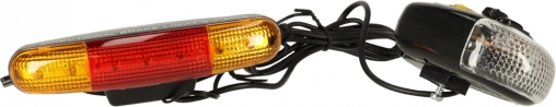 Set di luci per bicicletta con indicatori di direzione e clacson, 2 modalità