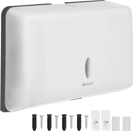 Durable and easy-to-clean ABS plastic