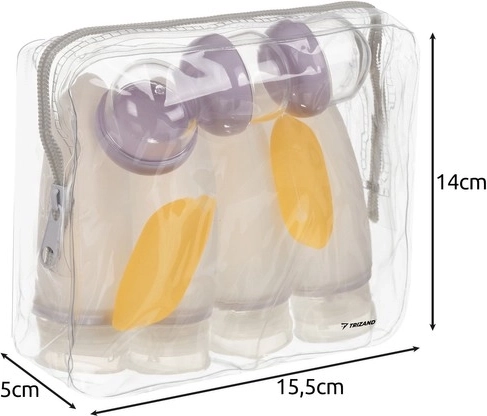 Trousse trasparente con zip per un controllo rapido