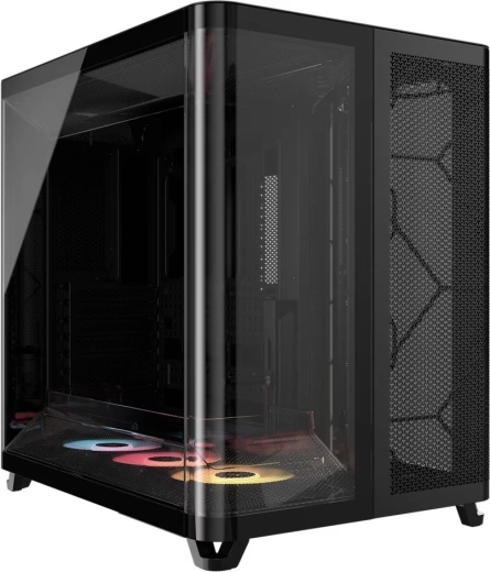 Case per PC mid‑tower AIR 5400 RS‑R ARGB, nero