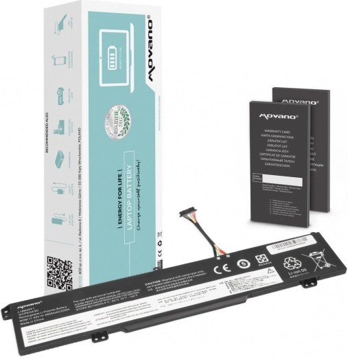 Batteria Movano L18M3PF1 per Lenovo IdeaPad L340-15IRH e L340-17IRH (4600 mAh, 53 Wh)