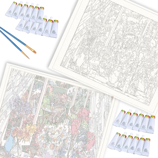 Toile tendue sur châssis en bois