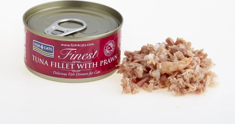 Højt indhold af tun og rejer