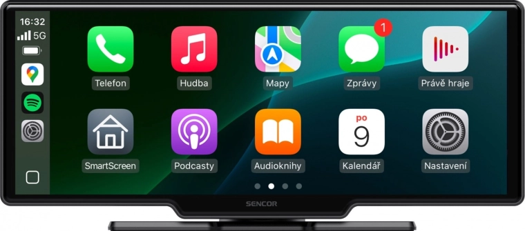 Wireless 10.26" in-car display with Apple CarPlay and Android Auto with rear camera