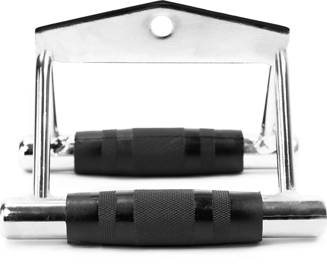 Dual-handle triangular cable attachment with rubberized grip