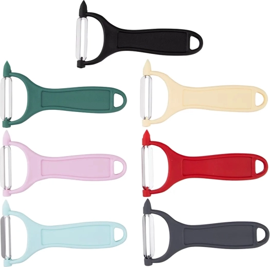Crosswise vegetable peeler with a smooth blade, 4.5 cm