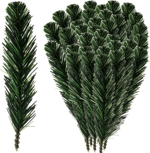 set umjetnih smrekovih grančica 21 cm – 40 kom ruhhy
