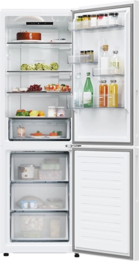 Clear storage with adjustable shelves