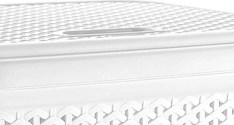 Closable lid for a tidy look