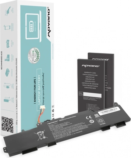 Batteria Movano SS03XL per HP EliteBook 735/745/840 G5 e G6 (4100 mAh, 47 Wh)