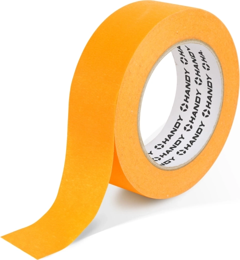 Vandbaseret afdækningstape til udendørs brug 50 m × 24 mm orange
