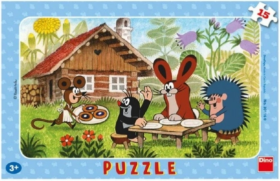 Dino Puzzle Little Mole on a Visit