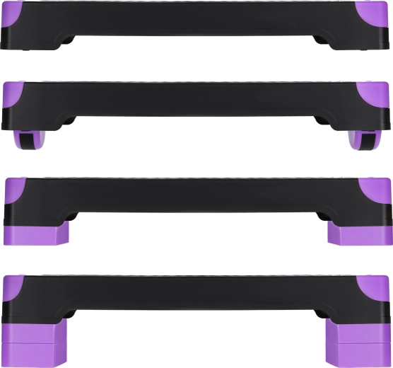 Three height levels for precise load adjustment