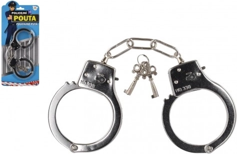 Children's metal police handcuffs