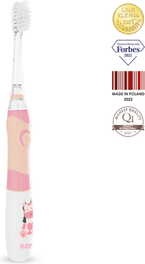 Brosse à dents électrique pour enfants Neno Fratelli rose 6+