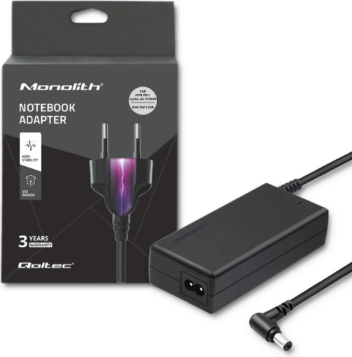 Adattatore di alimentazione per notebook 65 W, 20 V, 3,25 A, connettore 5,5 × 2,5 mm