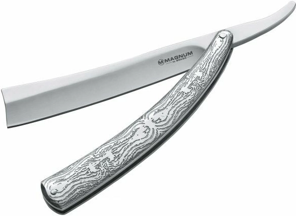 Coltello pieghevole Magnum Fleet Street Razor a forma di rasoio, 12,3 cm, interamente in metallo