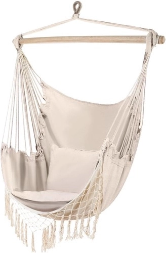 Sedia brasiliana sospesa con cuscini Gardlov – Beige