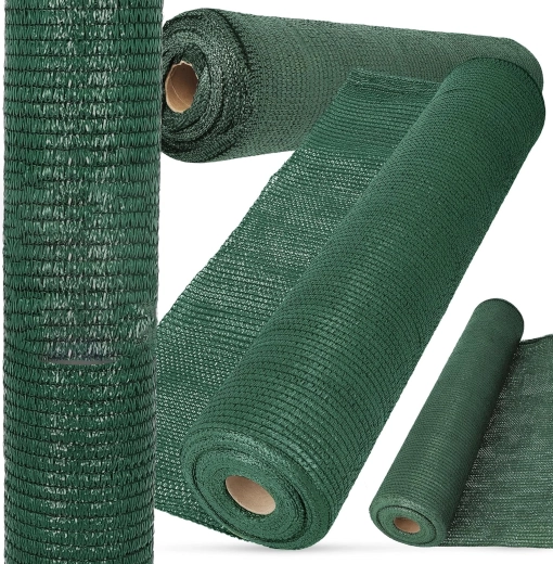 Filet d’occultation et d’ombrage pour clôture 1,5 × 50 m 180 g/m² avec 100 colliers de serrage