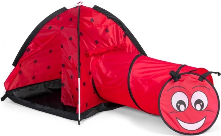Kids' Ladybug Tent with Tunnel IPLAY