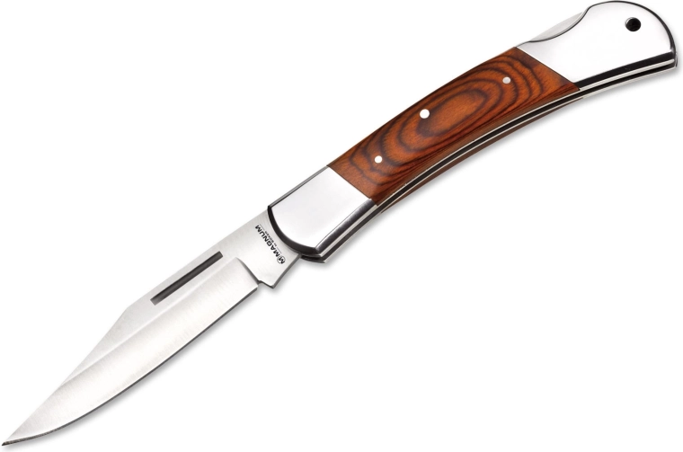 Couteau de poche Magnum Craftsman 2 avec manche en bois Pakka, 9,8 cm
