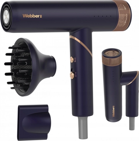 Hair Dryer with Ionization and Control STELLA WEBBER 2000 W