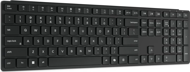 Quiet low-profile typing and multimedia shortcuts