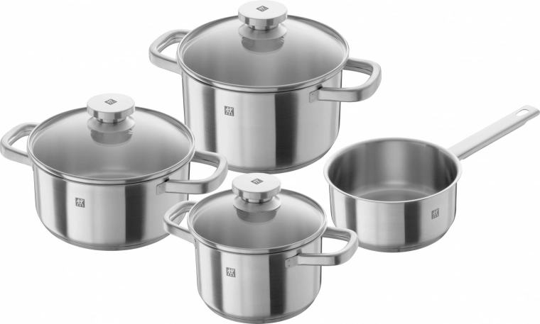 Set of 4 Stainless Steel Pots Zwilling Joy