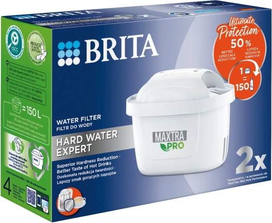 Replacement filter cartridge BRITA MAXTRA PRO Hard Water Expert, 2 pcs