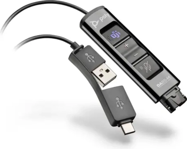 Adattatore Poly DA85-M USB a QD, nero
