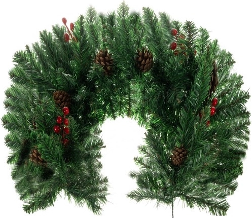 Christmas Garland Decorated 1m Ruhhy