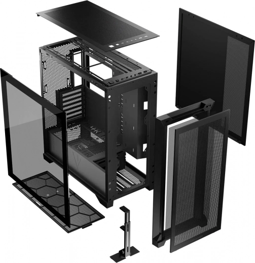 Až 10 ventilátorů a podpora radiátorů 360 mm