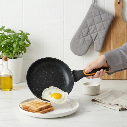 Revêtement granit antiadhésif pour une cuisine saine