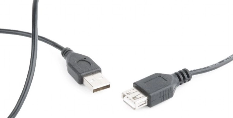 Cavo di prolunga USB 2.0, 0,75 m, nero