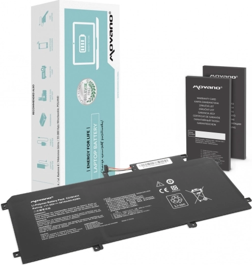 Movano batterij voor Asus ZenBook UX305 (C31N1411) 3610 mAh 42 Wh
