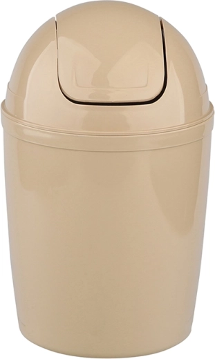 Mini cestino con coperchio basculante 1,6 l beige