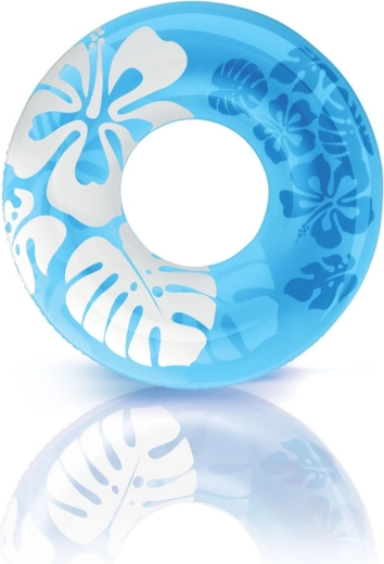 Inflatable Ring 91 cm with Hawaiian Floral Design INTEX