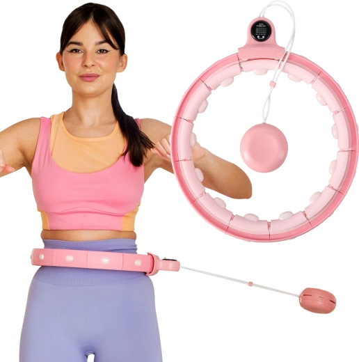 Massage nodes and rotating weight for an effective workout