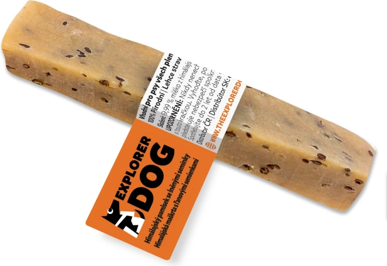 Explorer Dog snack al formaggio himalayano con semi di lino (taglia M)