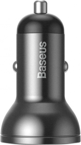 Baseus Car Charger with Display 2x USB
