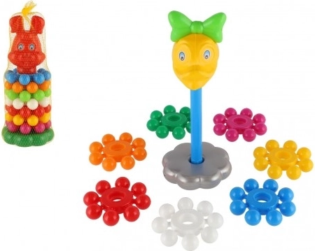 Plastic stacking ring pyramid 26 cm – 3 variants