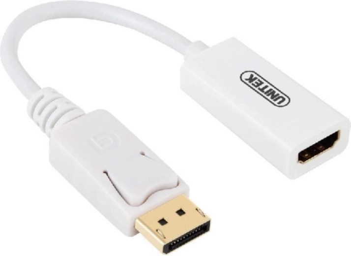 UNITEK adattatore DisplayPort a HDMI 4K, bianco