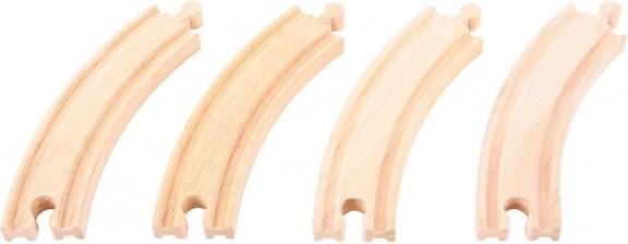 Long Curved Tracks Bigjigs Rail