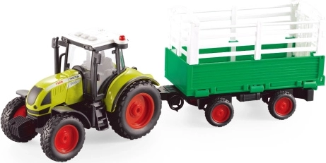 Trattore con rimorchio a batteria