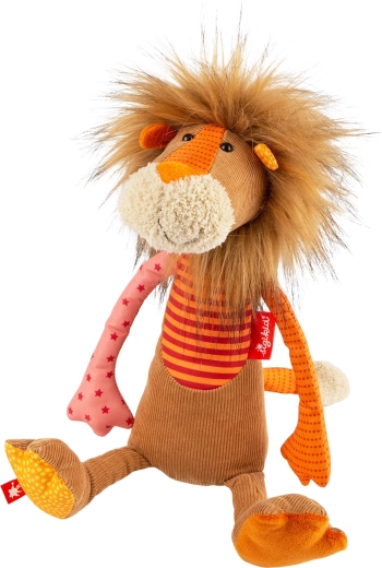Primo leone di peluche patchwork 32 cm Sigikid