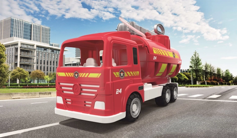 Large and durable model for action-packed play