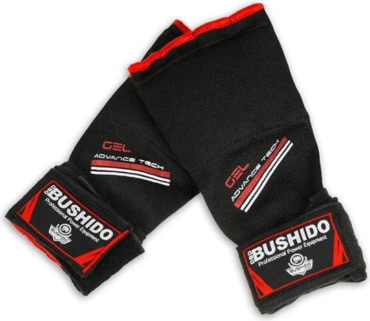 Gel boxing gloves DBX Bushido red – S/M