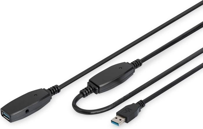 Cavo USB 3.0 di prolunga attiva Tipo A/A nero 10m